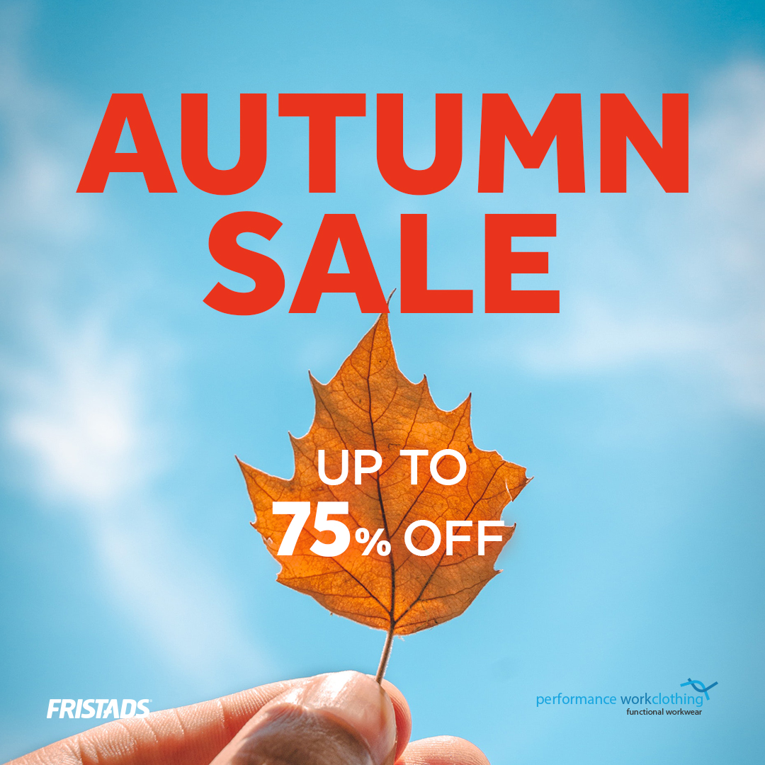 Social Media post for Performance Workclothing, saying Autumn sale