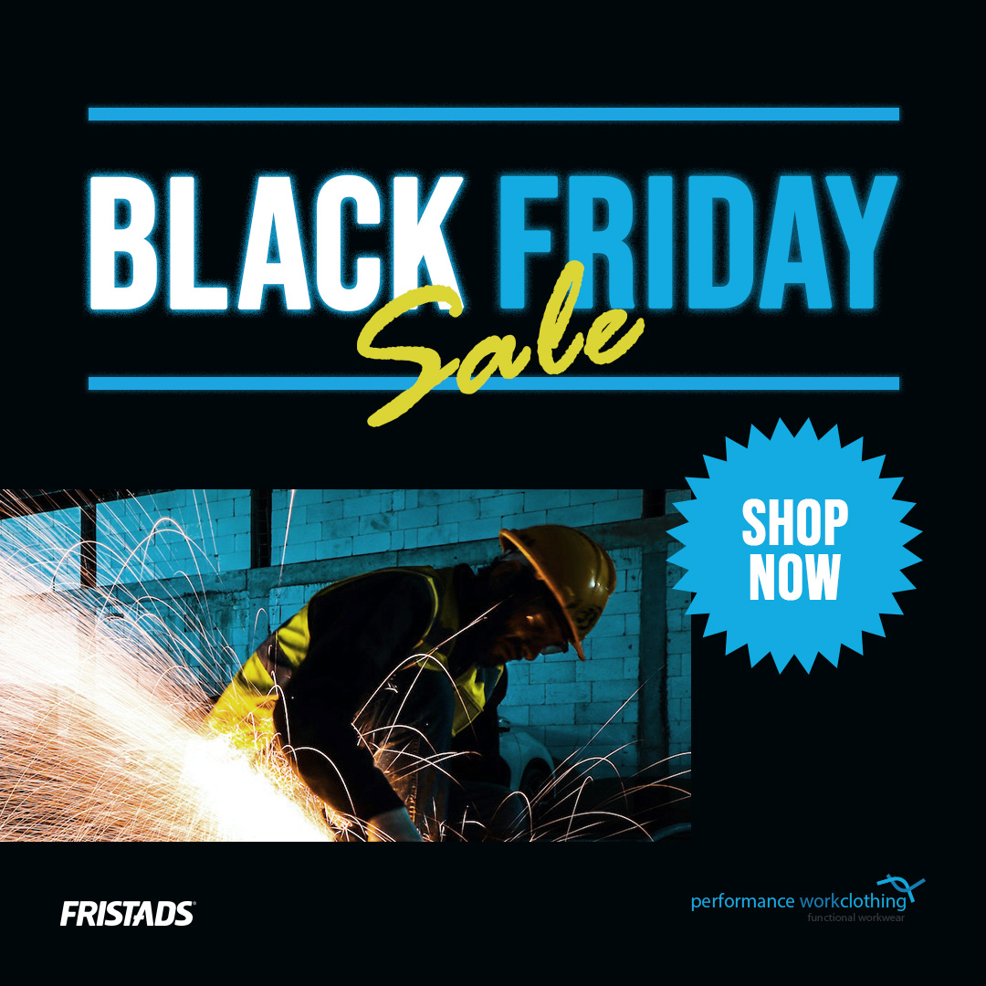 Social Media post for Performance Workclothing, saying Black Friday Sale